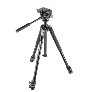Manfrotto MK190X3-2W Aluminium-Stativ mit XPRO-Fluidkopf