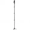 Manfrotto MVMXPROA4 XPRO Monopod+ Aluminium 4-Section Video Monopod mit FluidTech Basis, Schwarz