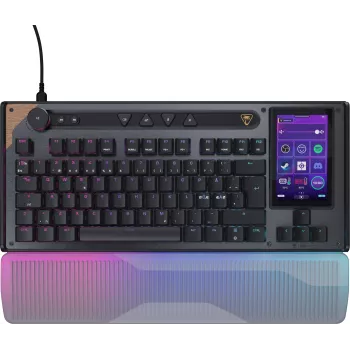 Tastatur Turtle Beach Command KB7 TKL, Nordisches Layout, schwarz (TBK-2004-02-NO)