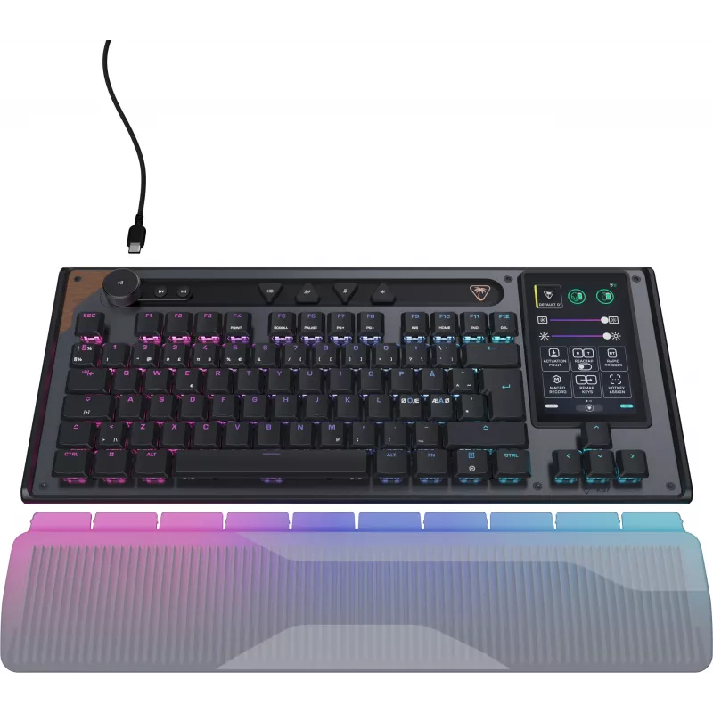Tastatur Turtle Beach Command KB7 TKL, Nordisches Layout, schwarz (TBK-2004-02-NO)