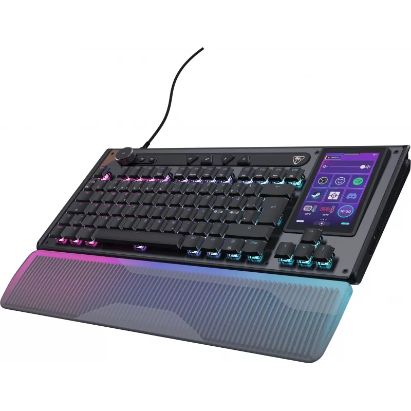 Tastatur Turtle Beach Command KB7 TKL, Nordisches Layout, schwarz (TBK-2004-02-NO)