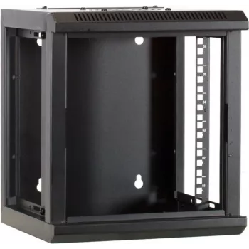 DSIT 6U 10 inch Wandmontage-Servergehäuse mit Glastür, 312x310x352 mm, Schwarz (DS10-3306)