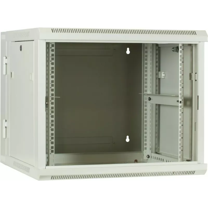 DSIT 9U reversibler Wandmontage-Serverschrank mit Glastür, Weiß, 600x600x501 mm (DS6609W-DOUBLE)
