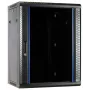 DSIT DS6615 15U Wandmontage-Serverschrank mit Glastür, 600x600x770 mm, Schwarz