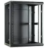 DSIT DS6615 15U Wandmontage-Serverschrank mit Glastür, 600x600x770 mm, Schwarz