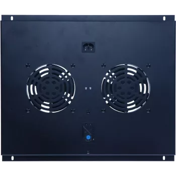 DSIT DS-FT60 Server-Rack-Lüftereinheit mit 2 Lüftern und Thermostat für 600 mm tiefe Schränke