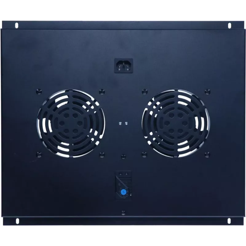 DSIT DS-FT60 Server-Rack-Lüftereinheit mit 2 Lüftern und Thermostat für 600 mm tiefe Schränke