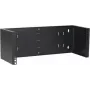 DSIT 4U 19-Zoll Wandmontage-Festrahmen, 180 mm Tiefe, Schwarz (DS-WMB4-S)