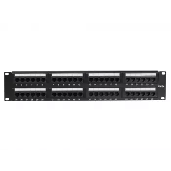 DS-IT CAT 5e UTP Netzwerk-Patchpanel, 19 inch, 48-Port (DS-Patch5-48UTP)