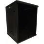 DSIT 15U 19 inch Wandmontage-Serverrack-Schrank mit Glastür und perforierten Seiten 600x600x770 mm