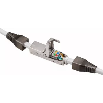 DSIT STP CAT6a RJ45-Stecker ohne Werkzeug - geschirmt, 10G, Slim