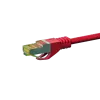 DSIT Cat.7 S/FTP Netzwerkkabel RJ45, PiMF, Rot, 0,5m (DC-75-005)