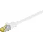 DSIT RJ45 Netzwerkkabel S/FTP (PiMF) Cat.7 Kabel, Weiß, 15m (DC-72-150)