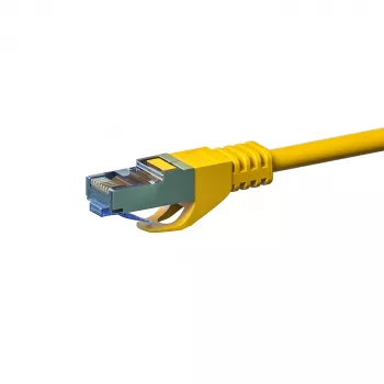 DSIT CAT 6a S/FTP LSOH Netzwerk-Patchkabel, 0,25 m, Gelb