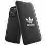 Adidas Originals Basic Booklet-Hülle für iPhone 14 Pro, Schwarz & Weiß