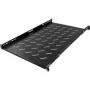 DSIT DS-FO96 19 inch Universelles festes Regal 1U, verstellbare Tiefe 710-950 mm, Schwarz