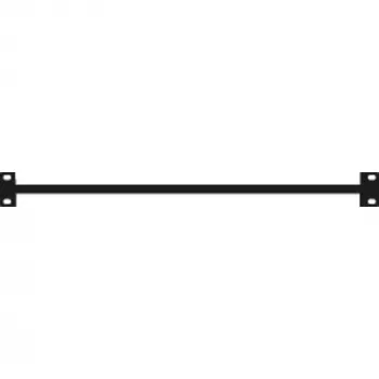 DSIT DS-FO96 19 inch Universelles festes Regal 1U, verstellbare Tiefe 710-950 mm, Schwarz