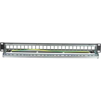DSIT DS-Patch-24STP 24-Port Keystone Patchpanel S/UTP 1U Schwarz