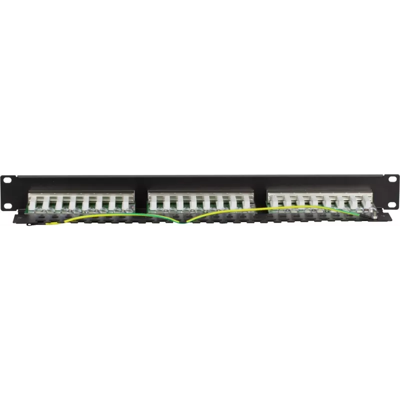 DS-IT CAT 5e FTP 24-Port 19-Zoll Rack-Montage Patchpanel
