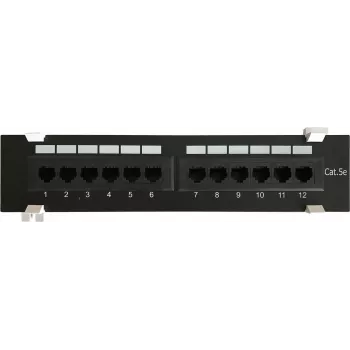 DSIT CAT 5e Wandmontage Patchpanel 12-Port UTP