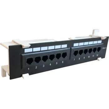 DSIT CAT 5e Wandmontage Patchpanel 12-Port UTP