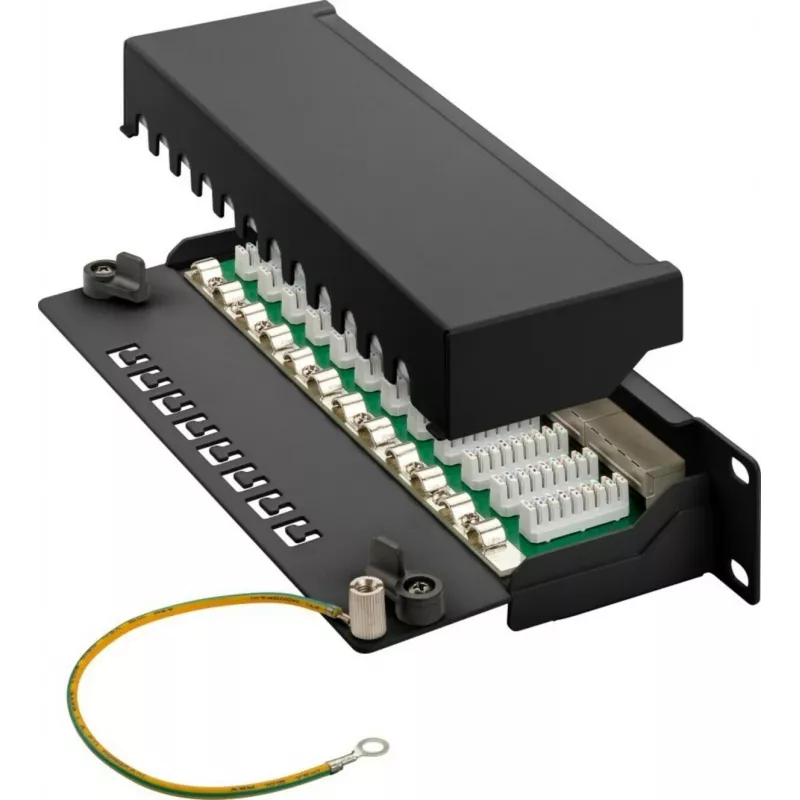 DSIT DS-10Patch6a-12STP 10-Zoll 12-Port STP CAT 6a Patchpanel