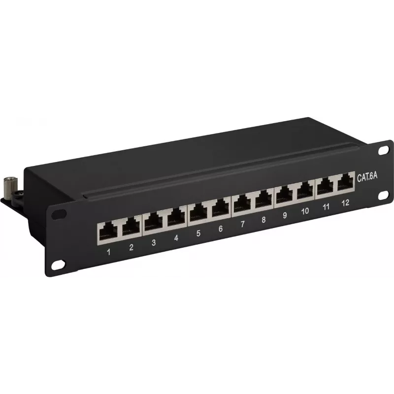DSIT DS-10Patch6a-12STP 10-Zoll 12-Port STP CAT 6a Patchpanel