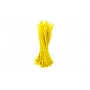DSIT 140mm gelbe Nylon-Kabelbinder - 100er Pack (selbstsichernd, 80N Zugfestigkeit)