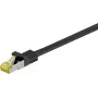 DSIT Cat.7 S/FTP Netzwerk-Patchkabel, RJ45, 0,25 m, Schwarz