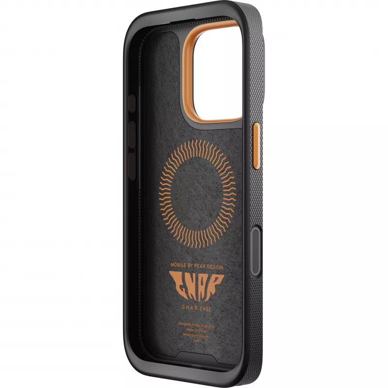 Peak Design Mobile GNAR Hülle für Apple iPhone 16 Pro, Schwarz (M-MX-BU-BK-1)
