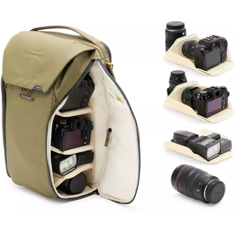 Peak Design Everyday Backpack V2 30L Rucksack, Kelp (BEDB-30-KP-3)