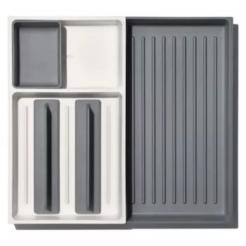 OXO Good Grips Silikon-Abtropfmatte für Geschirr, Grau