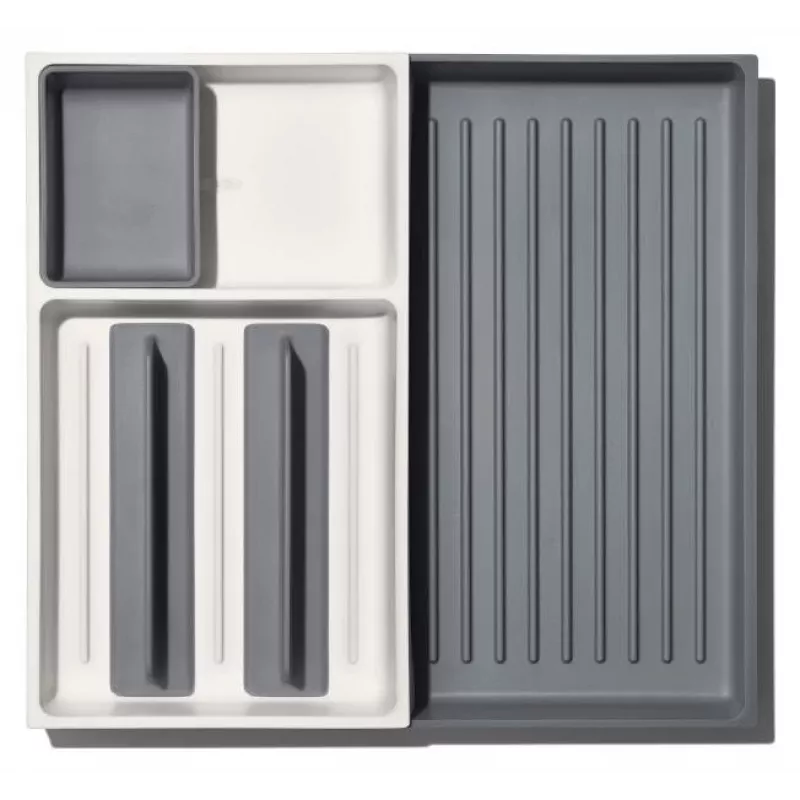 OXO Good Grips Silikon-Abtropfmatte für Geschirr, Grau