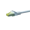 DSIT RJ45 Netzwerkkabel S/FTP PiMF mit CAT 7 Rohkabel Weiß - 3m
