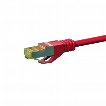 DSIT Cat.7 S/FTP PiMF RJ45 Patchkabel, 30m, Rot
