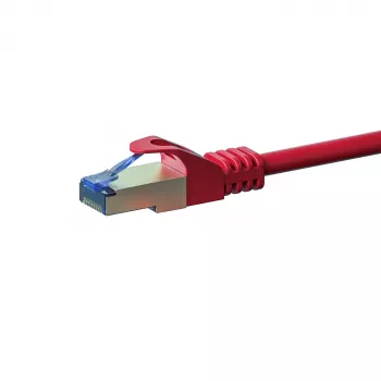 DSIT CAT 6a S/FTP LSOH Netzwerk-Patchkabel, 0,5 m, Rot