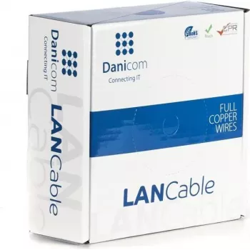 DSIT DANICOM CAT5E FTP 50m Flexibles PVC-Netzwerkkabel (Fca)