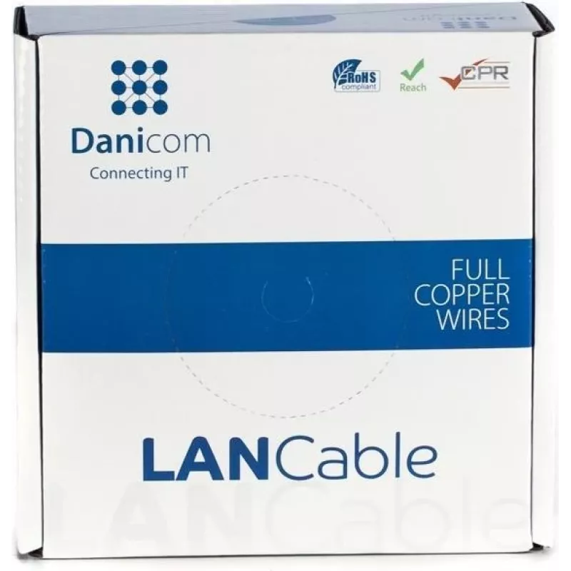 DSIT DANICOM CAT5E FTP 50m Flexibles PVC-Netzwerkkabel (Fca)