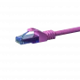 DSIT CAT6a U/UTP 100% Kupfer Patchkabel, 0,15 m, Pink