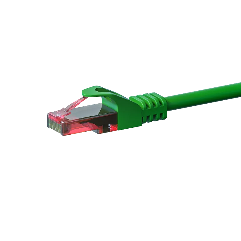 DSIT CAT6 U/UTP Netzwerk-Patchkabel, 0,25 m, Grün, 100% Kupfer
