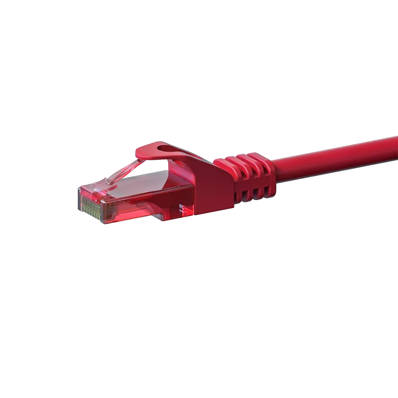 DSIT CAT6 Netzwerkkabel 100% Kupfer U/UTP 5m Rot (DC-65-050)