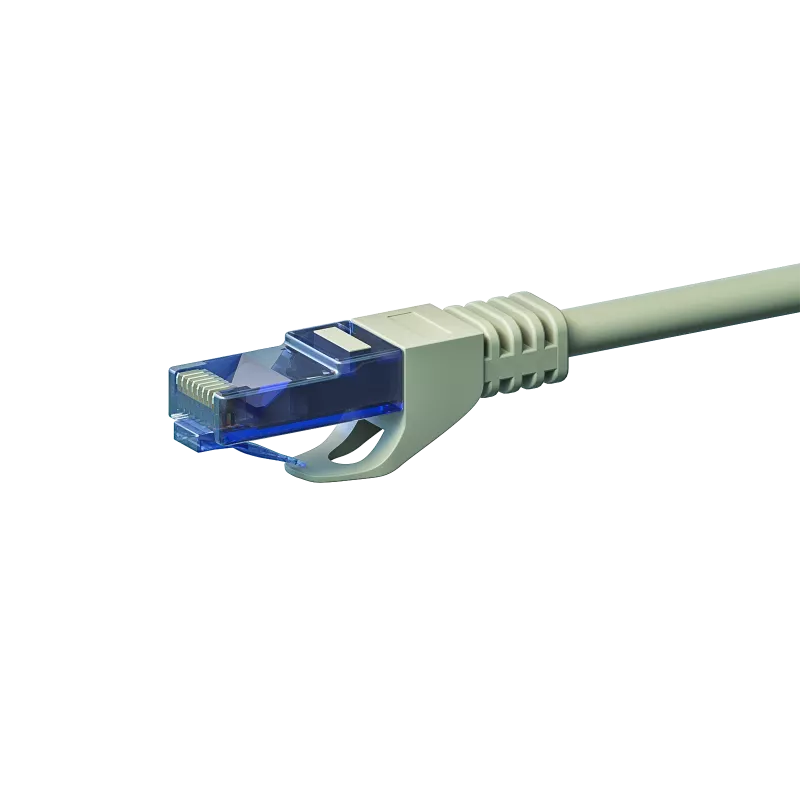 DSIT CAT6a Netzwerkkabel 100% Kupfer - U/UTP - 1 Meter - Grau (DC-U6A1-010)