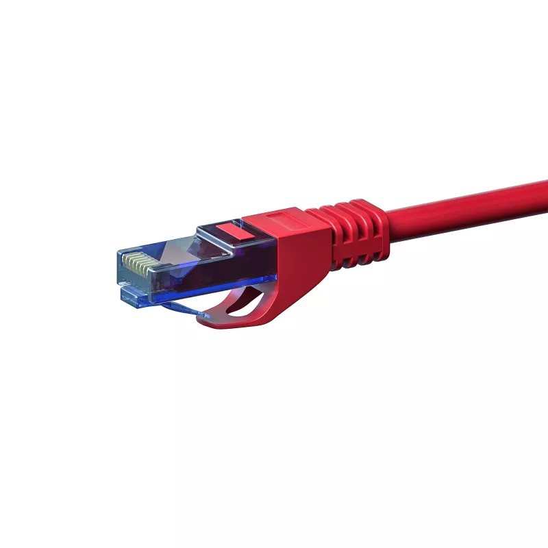 DSIT CAT6a Netzwerkkabel 100% Kupfer U/UTP 10 m Rot (DC-U6A5-100)