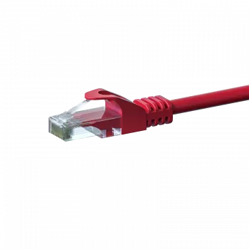DSIT CAT 6 Netzwerkkabel U/UTP - 20 Meter - Rot - CCA (DC-C65-200)