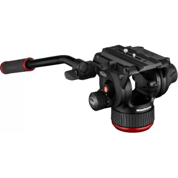 Manfrotto MVH504XAH 504X Stativkopf, Aluminium, Schwarz