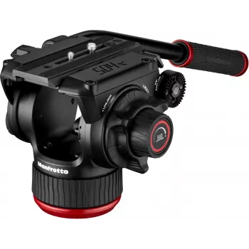 Manfrotto MVH504XAH 504X Stativkopf, Aluminium, Schwarz