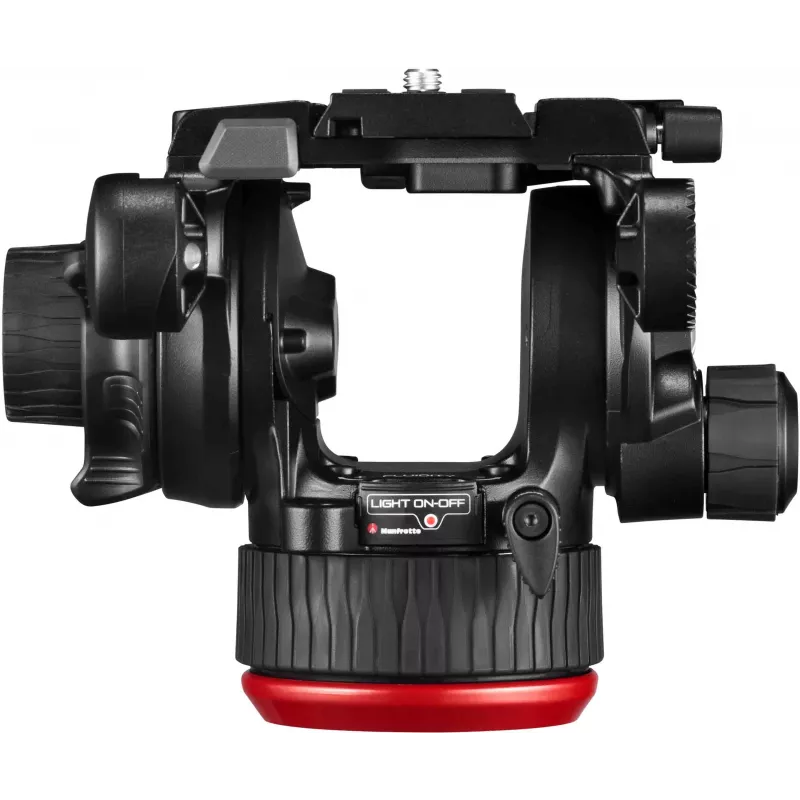 Manfrotto MVH504XAH 504X Stativkopf, Aluminium, Schwarz
