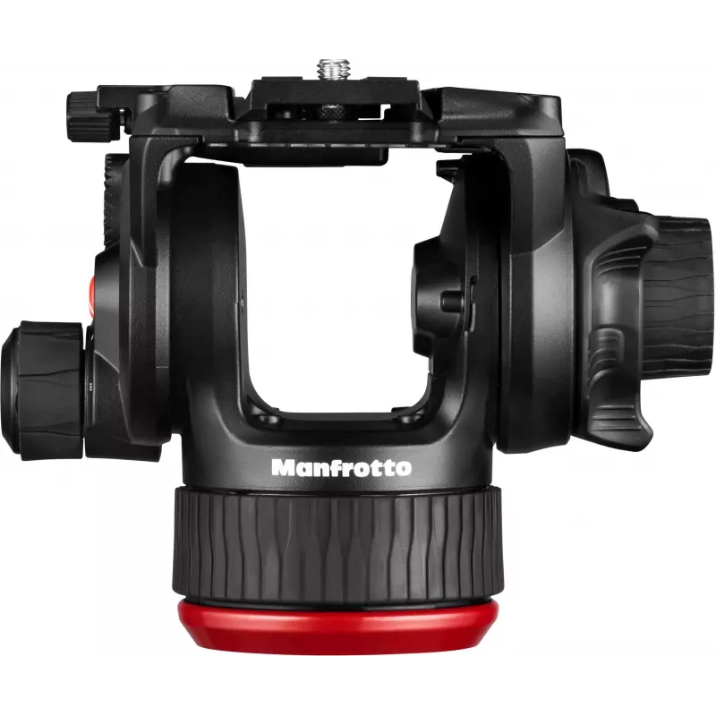 Manfrotto MVH504XAH 504X Stativkopf, Aluminium, Schwarz