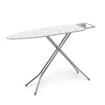 Rayen Klappbügelbrett 113 x 34 cm mit verstellbarer Höhe und Bügeleisenablage