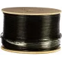 DSIT CAT7 S/FTP 305m Außeninstallationskabel, Massivleiter, PE-Mantel, Fca, doppelt geschirmt, 10 Gbit/s, Schwarz
